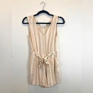 Linen Ann Taylor Romper